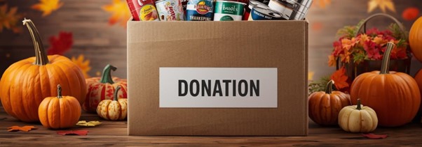 Box with donations