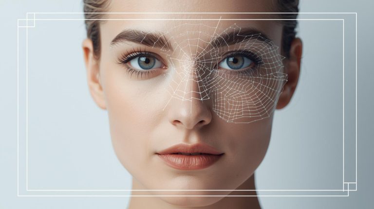 image of woman's face looking forward