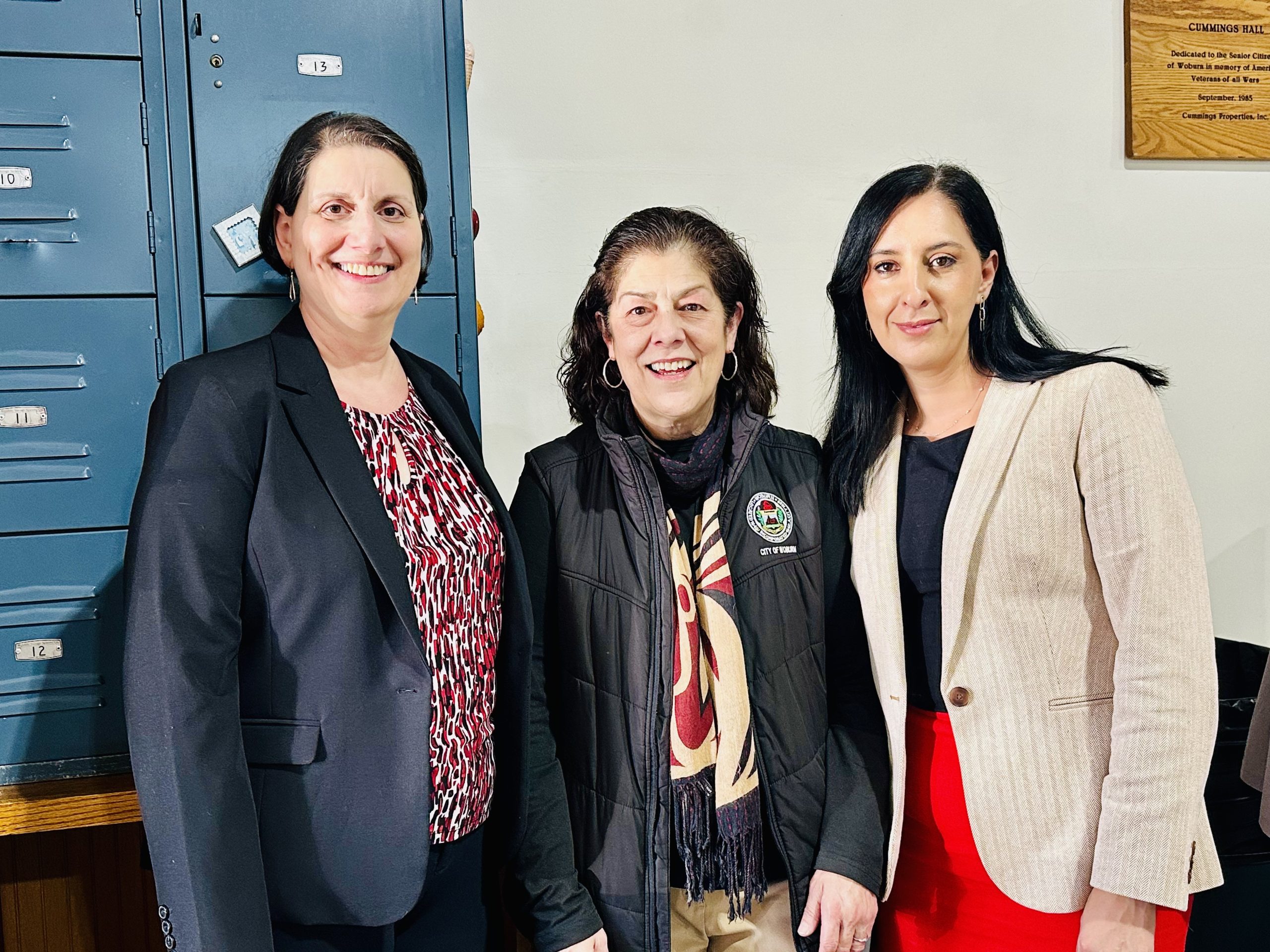 Linda and Saida with Marie