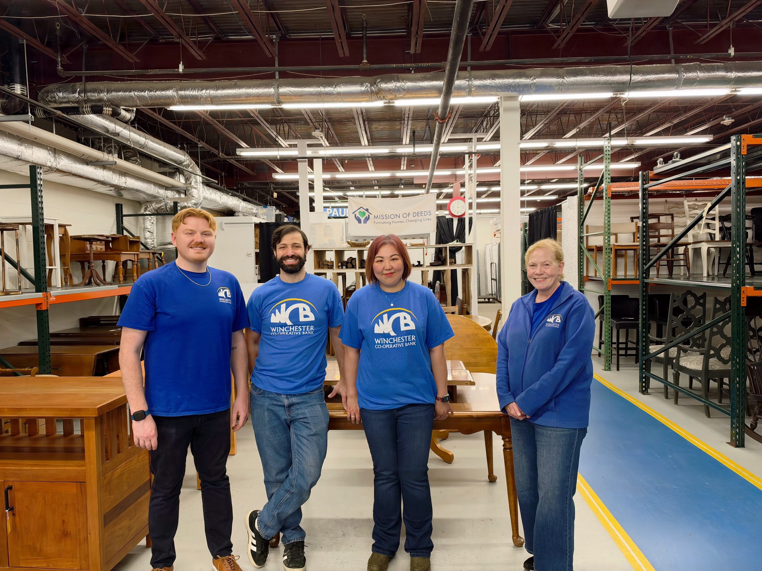 group with WCB blue tshirts