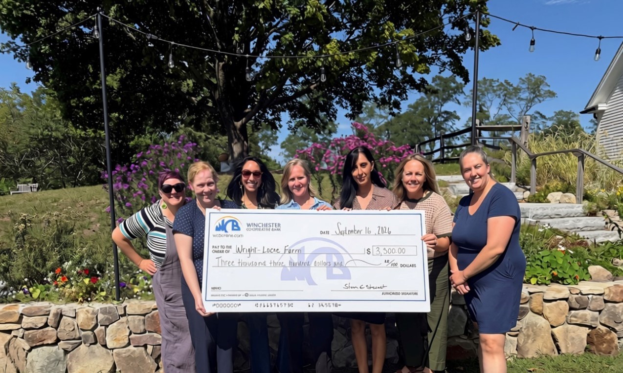 group with check at wright locke farm