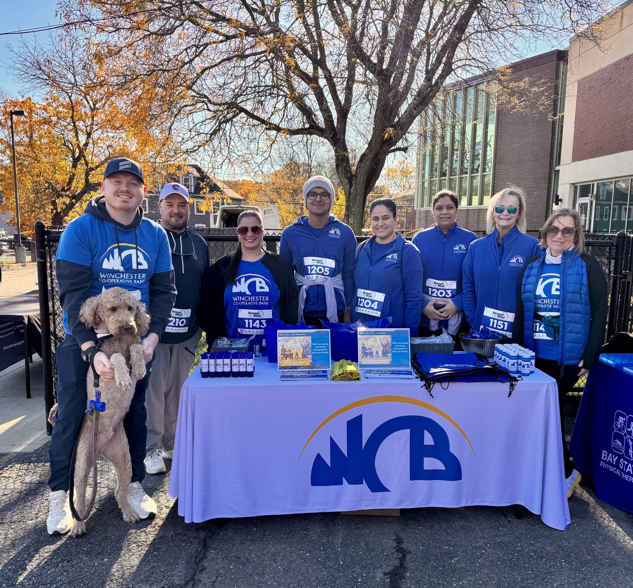 Group of WCB employees at table