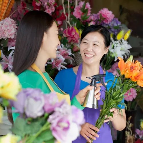 Two florists.