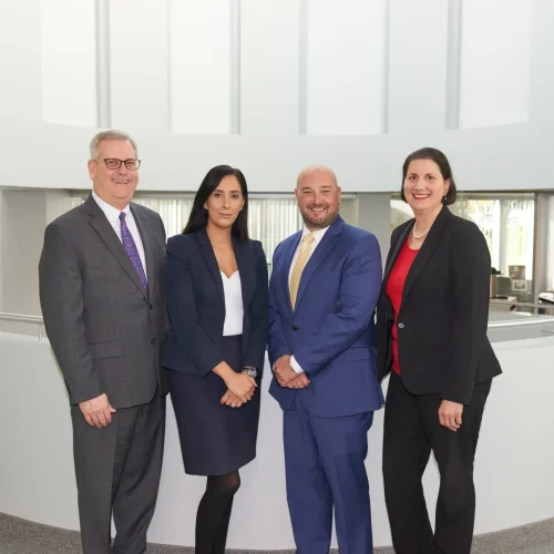 Our lending team pictured in the office.